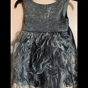 Silver/gray Bonnie Jean, size  4 dress.